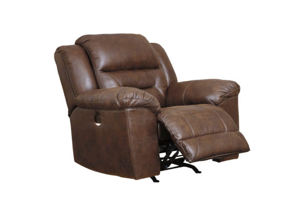 Stoneland Chocolate Power Rocker Recliner - Image 4