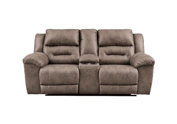 Stoneland Fossil Reclining Sofa Set - Image 4