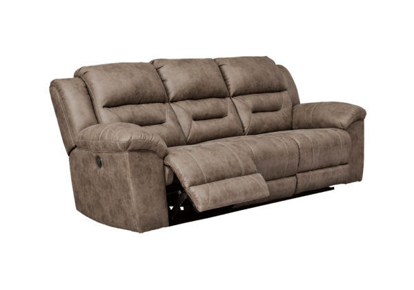 Stoneland Fossil Power Reclining Sofa - Image 3