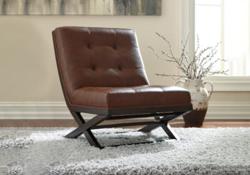 Sidewinder Brown Accent Chair