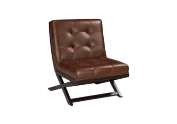 Alternative view of Sidewinder Brown Accent Chair