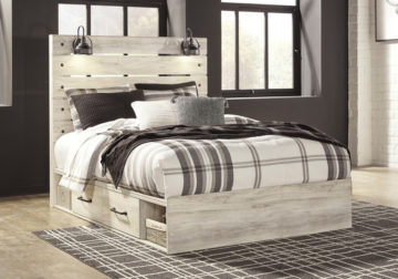Cambeck Queen 4 Drawer Side Storage Bed