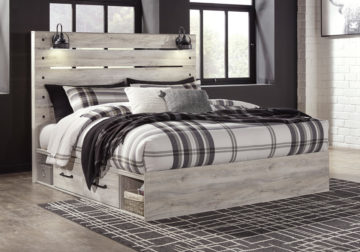 Cambeck King 4 Drawer Side Storage Bed