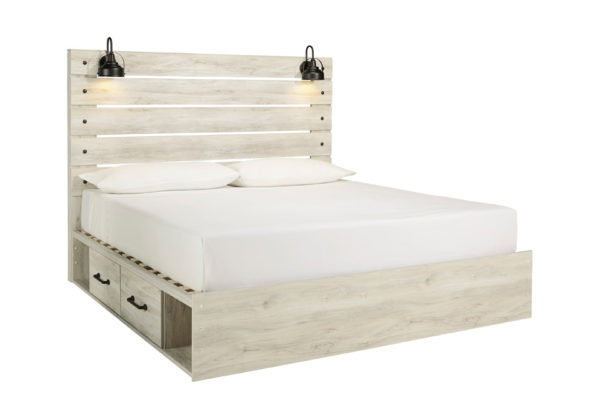 Cambeck King 4 Drawer Side Storage Bed - Image 3