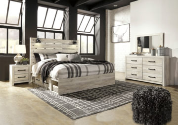 Cambeck King 4 Drawer Side Storage Bedroom Set