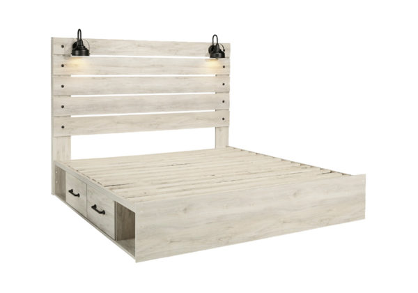 Cambeck King 4 Drawer Side Storage Bed - Image 4