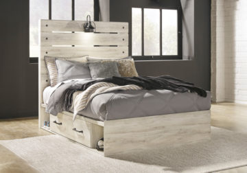 Cambeck Full 4 Drawer Side Storage Bed