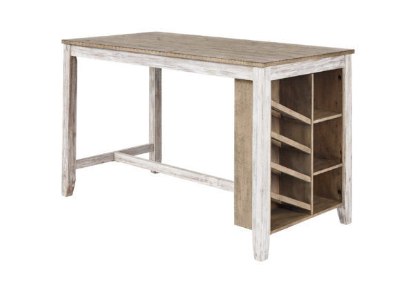 Skempton White Counter Table w/Storage - Image 2