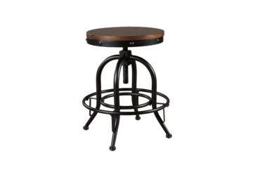Alternative view of Valebeck Two-Tone Swivel Barstool