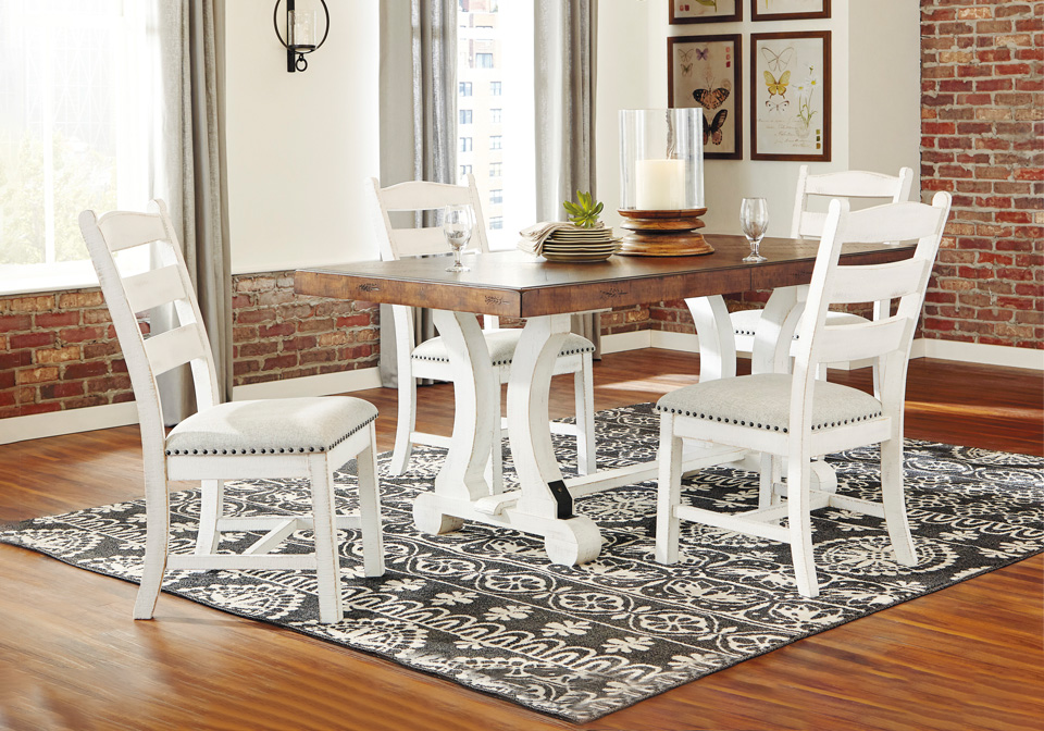 Valebeck Two-Tone 5-Piece Dining Set