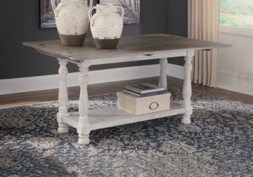 Alternative view of Havalance Two-Tone Flip Top Sofa Table