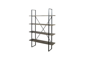 Alternative view of Gilesgrove Gray Bookcase