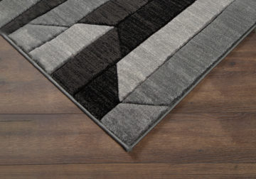 Alternative view of Chayse Black/Gray Large Rug