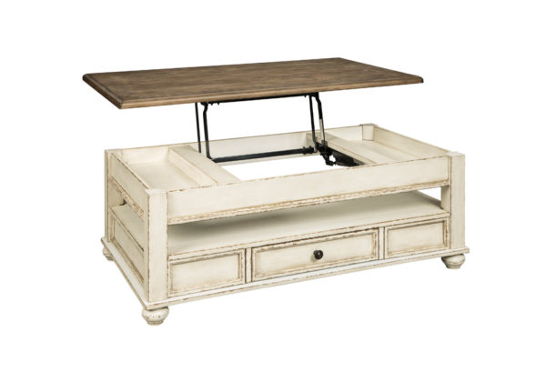 Realyn Two-Tone Lift Top Cocktail Table - Image 3