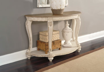 Realyn Two-Tone Sofa Table