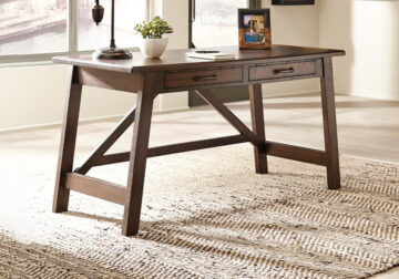 Baldridge Rustic Brown Desk