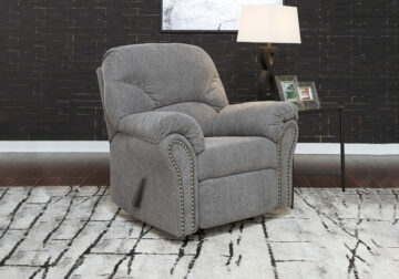 Allmaxx Pewter Rocker Recliner