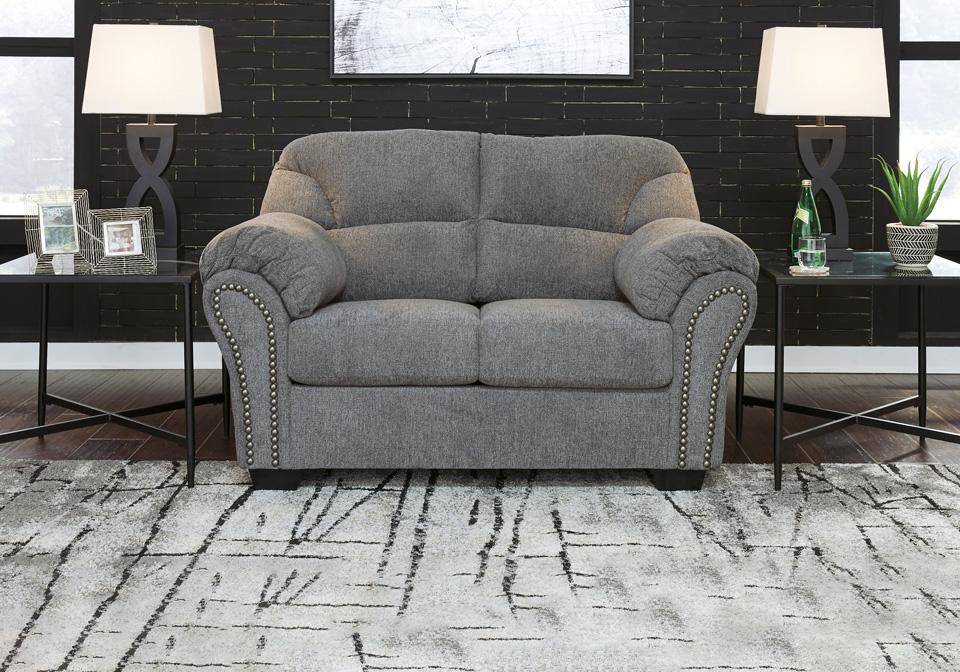 Allmaxx Pewter Loveseat