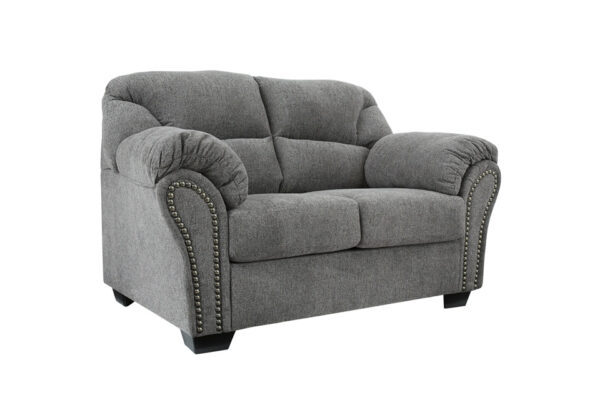 Allmaxx Pewter Loveseat - Image 2
