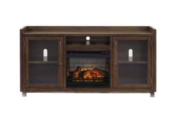 Alternative view of Starmore Brown XL TV Stand w/Fireplace
