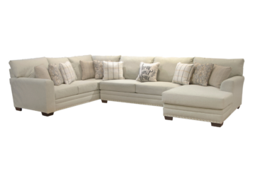 Alternative view of Middleton Cement 3pc RAF Chaise Sectional
