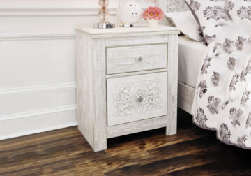 Paxberry Whitewash Nightstand