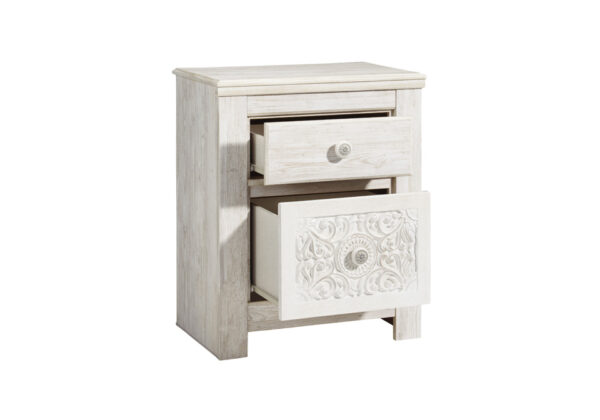 Paxberry Whitewash Nightstand - Image 2