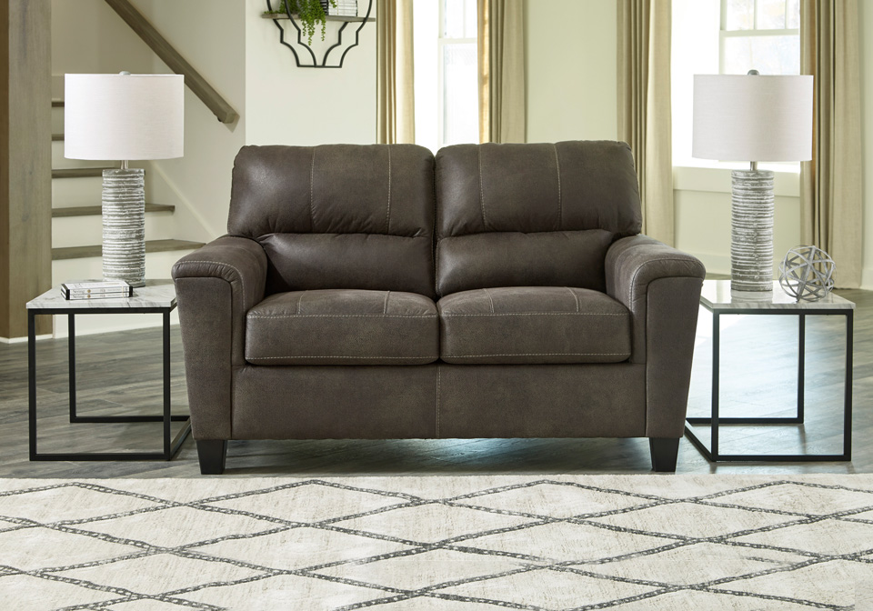 Navi Smoke Loveseat
