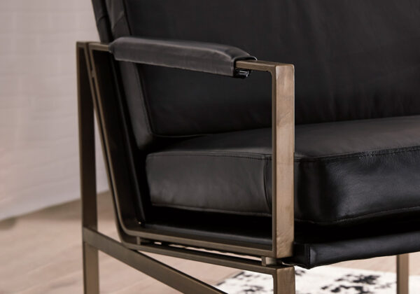 Puckman Black Accent Chair - Image 2