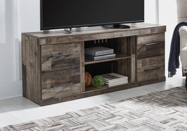 Derekson Large TV Stand w/Fireplace - Image 2