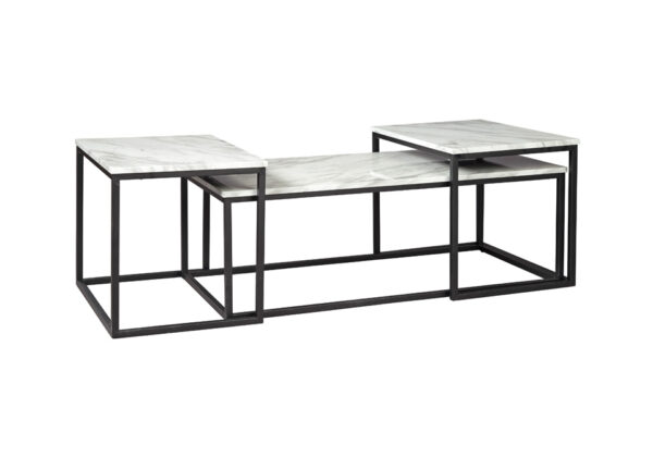 Donnesta Two-Tone 3pc Occasional Table Set - Image 2