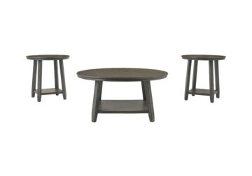 Alternative view of Caitbrook Gray 3pc Occasional Table Set