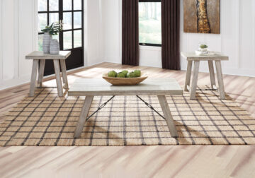 Carynhurst Whitewash 3pc Occasional Table Set