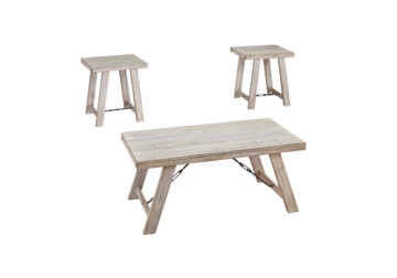 Alternative view of Carynhurst Whitewash 3pc Occasional Table Set