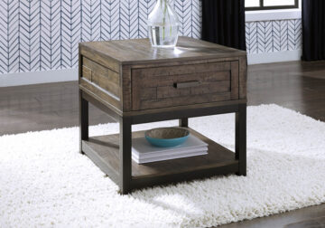 Johurst Grayish Brown End Table