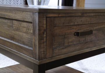 Alternative view of Johurst Grayish Brown End Table