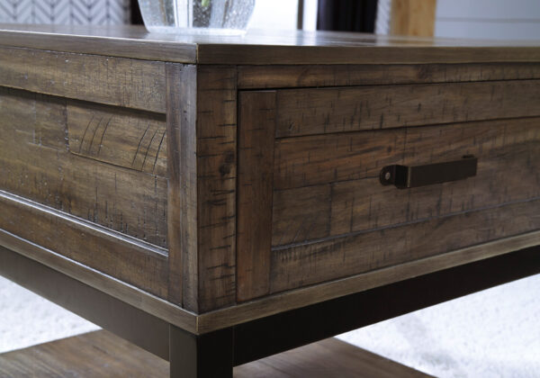 Johurst Grayish Brown End Table - Image 2