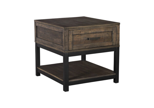 Johurst Grayish Brown End Table - Image 3