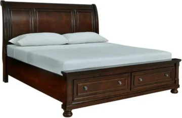Alternative view of Kingston Queen Sleigh Storage Bed