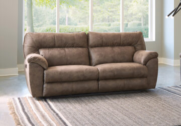 Alternative view of Hollins Coffee Power Reclining Sofa Set