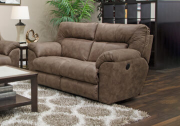Hollins Coffee Power Reclining Loveseat