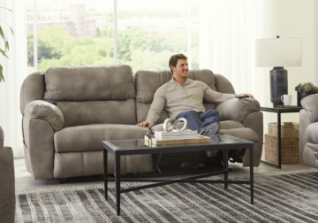 Alternative view of Flynn Fig Power Lay-Flat Reclining Sofa