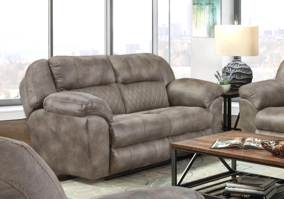 Flynn Fig Power Lay-Flat Glider Reclining Loveseat