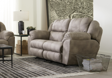 Alternative view of Flynn Fig Power Lay-Flat Glider Reclining Loveseat