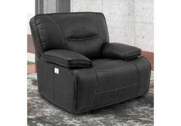 Augustine Black Power Recliner