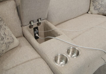 Alternative view of McPherson Buff 6pc Power Reclining Sectional