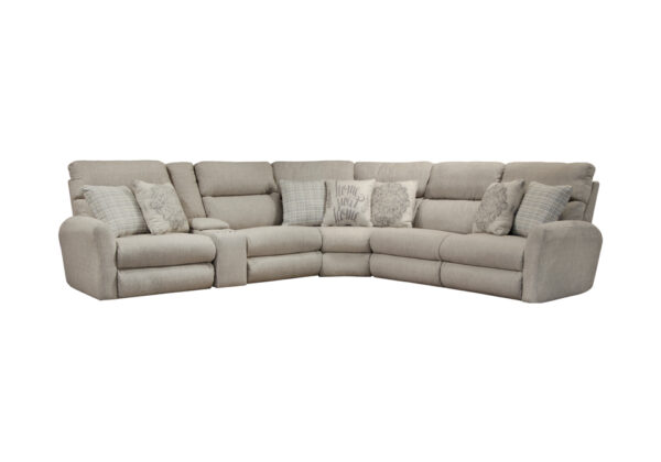 McPherson Buff 6pc Power Reclining Sectional - Image 3