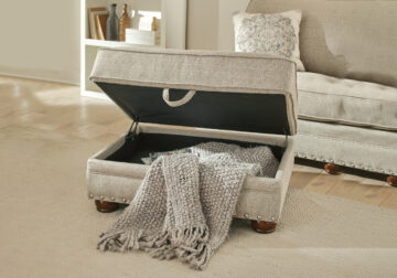 Alternative view of Farmington Buff Storage Ottoman