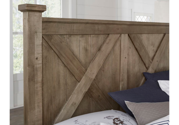 Cool Rustic Stone Queen Bedroom Set - Image 3