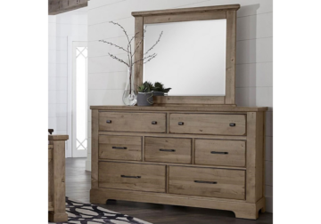 Alternative view of Cool Rustic Stone Landscape Mirror